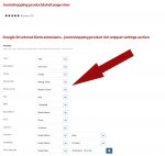 Joomshopping  Rich snippets settings