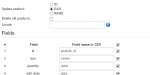 Update product with ean as the controlling field in universal CSV import 