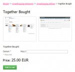 Joomshopping Addons - Together Bought